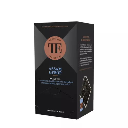 Herbata Assam GFBOP 3,5g Teahouse Exclusives Luxury Tea Bag (opak. 15 szt po 3,5g)