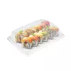 Opakowanie na sushi transparentne (WP-05B / HP05) 18,8×13 cm komplet