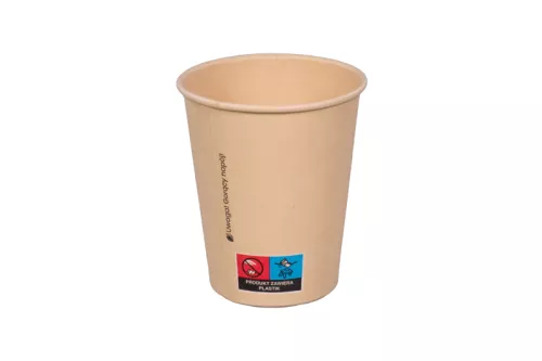 Kubek papierowy z bambusa 200 ml/ 08 oz śr. 80 mm, 1-warstwowy