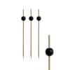 Patyczki bambusowe 12,5 cm Black Pearl do szaszłyków i przekąsek