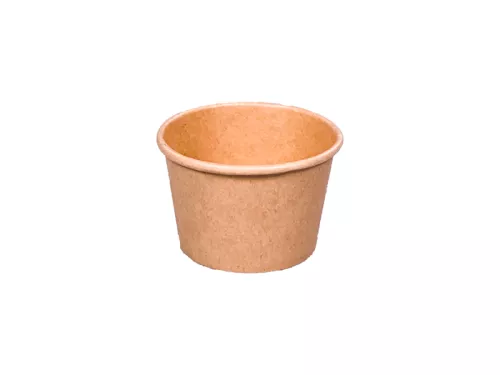 Pojemnik papierowy kraft do sosów 60ml śr. 62 mm