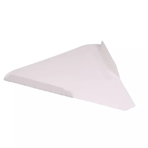 Podkładka trójkątna pod kawałek pizzy 22x23 cm, biała