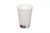 Kubek papierowy 1-warstwowy biały 180ml/7oz śr.70 mm (z logo żółw)
