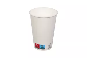 Wieczko z masy papierowej białe śr. 70mm z trzciny cukrowej