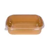 Pojemnik sałatkowy papierowy 500 ml prostokątny kraft