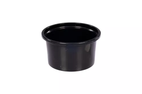 Pojemnik na sos 80ml Delipack czarny PP śr. 74 mm