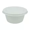 Miska DIAMOND 1000ml z pulpy z trzciny cukrowej, biała śr.165mm
