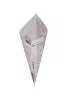 Torebka papierowa 125 g na frytki lub popcorn, 180x180 mm, nadruk GAZETA