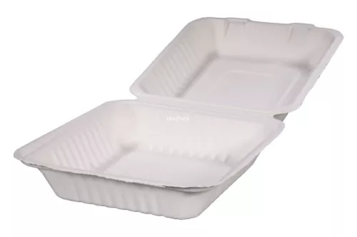 Menubox 1-dzielny z trzciny cukrowej 220x220x80 mm