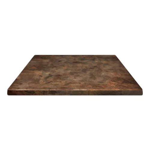 Blat 70×70 cm brązowy Rustbrown