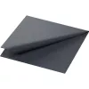Serwetka czarna 2w 24x24cm w składce 1/4 (Duni 168386)