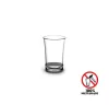Nietłukący kieliszek PC SHOT 30 ml transparentny z poliwęglanu