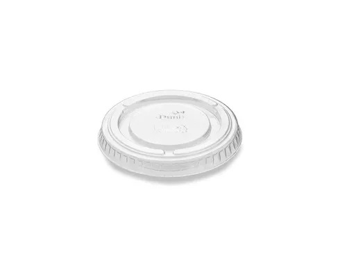 Pokrywka ecoecho® do pojemniczka na sos śr. 64mm przezroczysta rPET