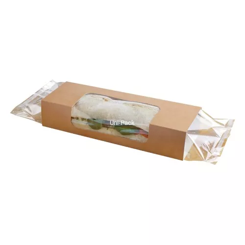 Opakowanie kartonowo-foliowe na panini do zgrzewu 213 x 78 x 48mm