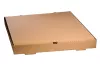 Pudełko kartonowe do pizzy 41x41x4 cm brązowe