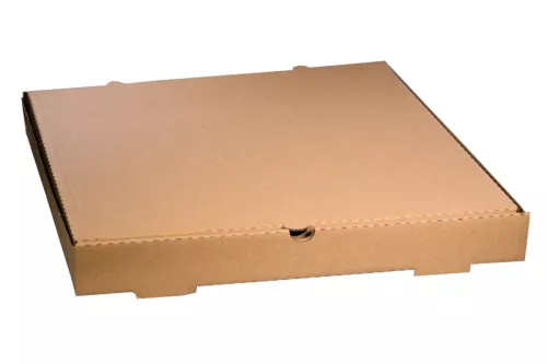 Pudełko kartonowe do pizzy 41x41x4 cm brązowe