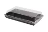 Opakowanie papierowe premium czarne 205x128mm (HP05) do sushi i pralin