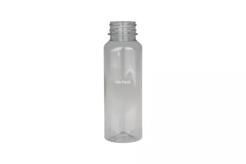 Butelka plastikowa rPET kwadratowa gładka 300 ml śr. 2/38 mm