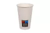 Kubek papierowy 1-warstwowy biały 400ml/16oz śr.90 mm (z logo żółw)