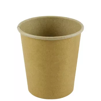 Kubek papierowy jednowarstwowy powlekany PLA 8oz (200ml) A50 śr. 80 mm