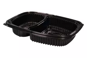 Przykrywka przezroczysta 2-dzielna COOK do pojemnika obiadowego 1050/1250ml 255x190 mm