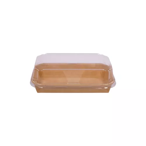 Pudełko papierowe YUMI™ 160x90mm (HP01) kraft do sushi z wieczkiem