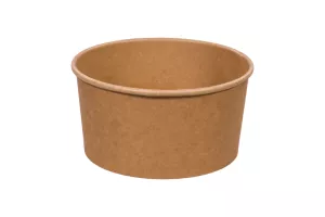 Wieczko PET do poj. sałatkowego kraft 500/750/1000 ml śr. 149 mm