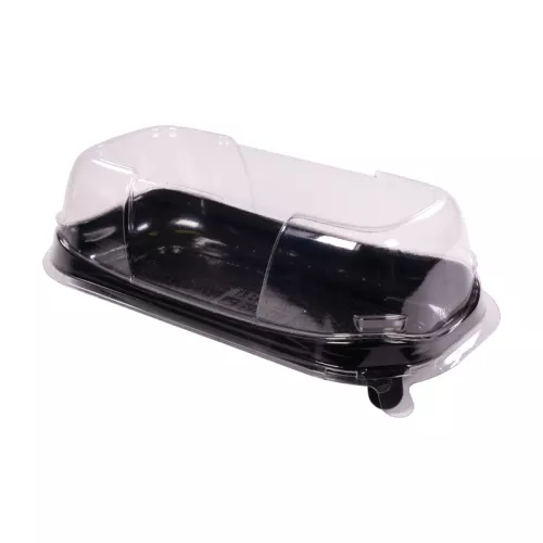 Pokrywka SNACKIPACK przeźroczysta wys.40 mm do pojemnika sushi 198x100x20 mm