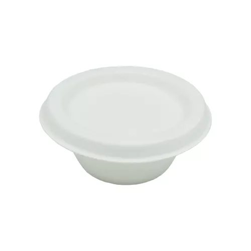 Sosjerka 60 ml z masy papierowej śr. 68 mm biała