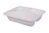 Pojemnik obiadowy 3-dzielny biały 227x178x50 mm LITE do zgrzewu