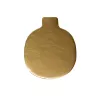 Bankietówka, podkład cukierniczy złoty 10x6,5 cm owalny