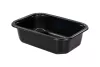 Tacka 1-komorowa 450 ml 160x112x45 mm MINI PP czarna do zgrzewu