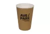 KUBEK PAPIEROWY 2W 400 ML PRĄŻKOWANY AVE PARK A25 (500)