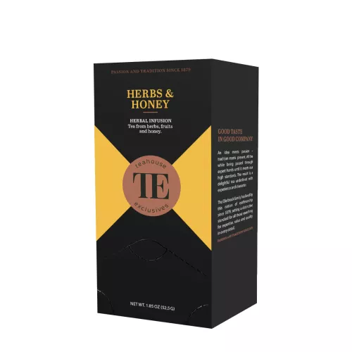 Herbata Teahouse Exclusives Herbs & Honey 1,75g Gourmet Tea Bag (opak. 20 szt. po 1,75g.)