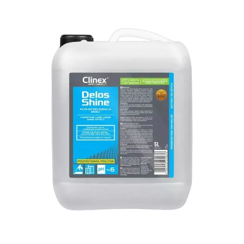 Płyn do pielęgnacji mebli Clinex Delos Shine 5L