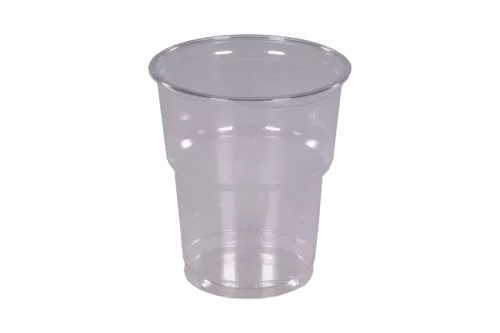 Kubek plastikowy straight 200 ml śr. 78 mm z logo żółw
