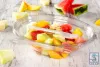 Owalny pojemnik Safe-T-Fresh 350ml z widelcem