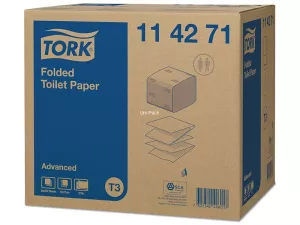 Dozownik Tork do papieru toaletowego w składce, czarny T3
