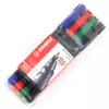 FOLIOPIS STABILO, OHPEN, OKRĄGŁA, 0.7 MM (F), 4 SZTUKI, MIX KOLORÓW