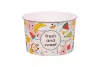 Pojemnik papierowy na lody i desery 360ml wysoki – wzór fresh and sweet