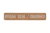 Etykieta 'Oderwij / Break seal'