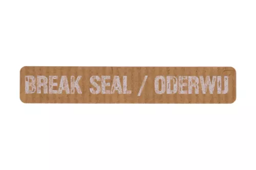 Etykieta 'Oderwij / Break seal'