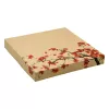 WIECZKO PAPIEROWE EXCELLENT KRAFT+KWIAT WIŚNI 32*32*4 CM (KON. P003511_V1) A10