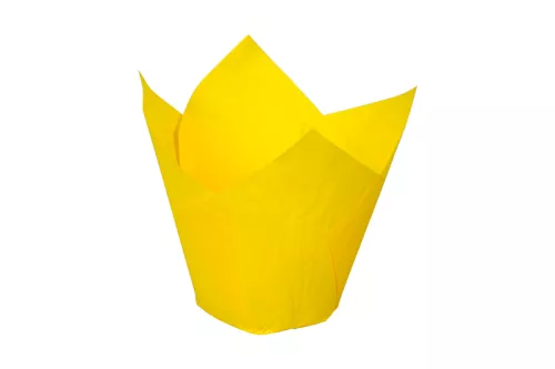 Papilotka muffin tulipan żółty 50/85 wys.90mm