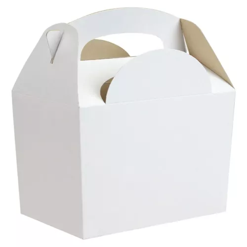 Pudełko z rączką MEAL BOX białe 152x100x102 mm