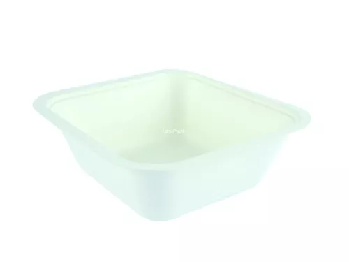 Pojemnik z pulpy trzcinowej seria V4, 32oz/1000ml 195x180x65mm, kompostowalny