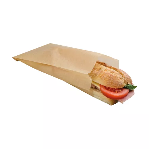Kompostowalna torebka na kanapkę grillowaną, dł. 200mm wąska
