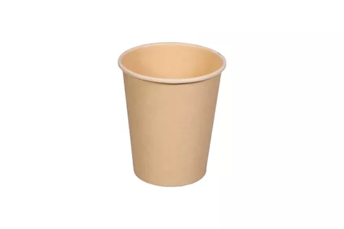 Kubek BIO papier z bambusa + PLA kompostowalny 200 ml śr. 80 mm