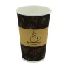 Kubek papierowy Plastic FREE 400ml śr.90mm, 'filiżanka', bez SUP