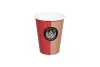 Kubek papierowy 1-warstwowy 'coffee to go' 300ml śr.90 mm (z logo żółw)